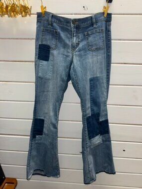 Flare Jeans with Patchwork by Soho Jeans 10